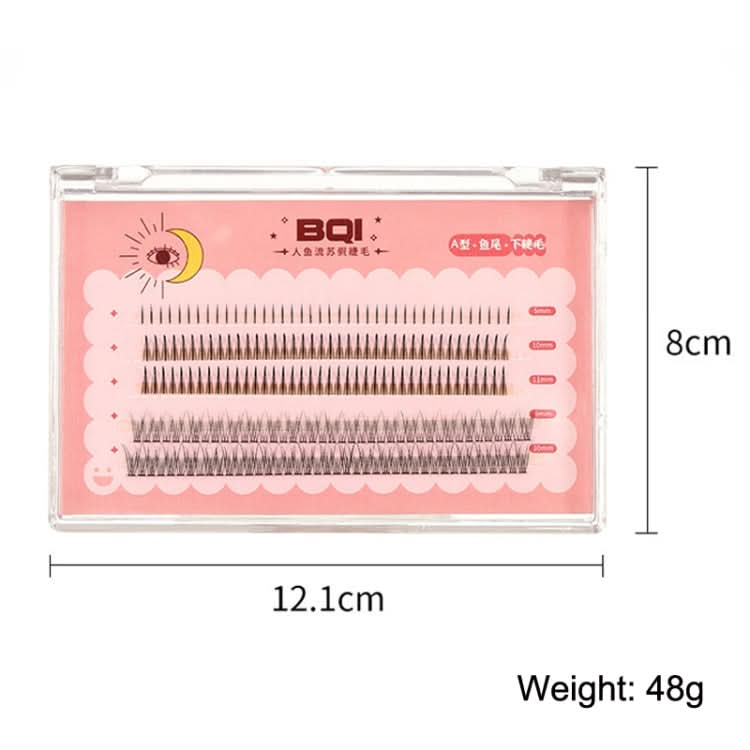 BQI B7229 Lightweight Natural Curling Three-dimensional Slim False Eyelashes, Style: Reluova