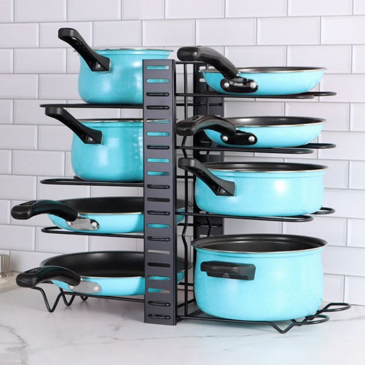 Kitchen Vertical Folding Detachable Pot Lid Holder, Specification: