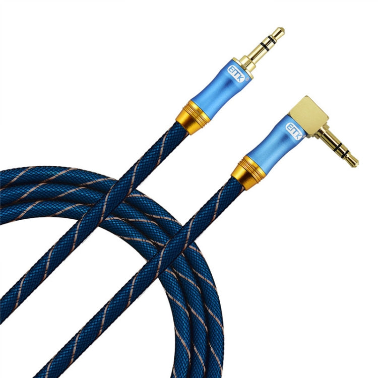 EMK 90-Degree Car 3.5mm Audio Cable Extension Cable, Cable Length: My Store