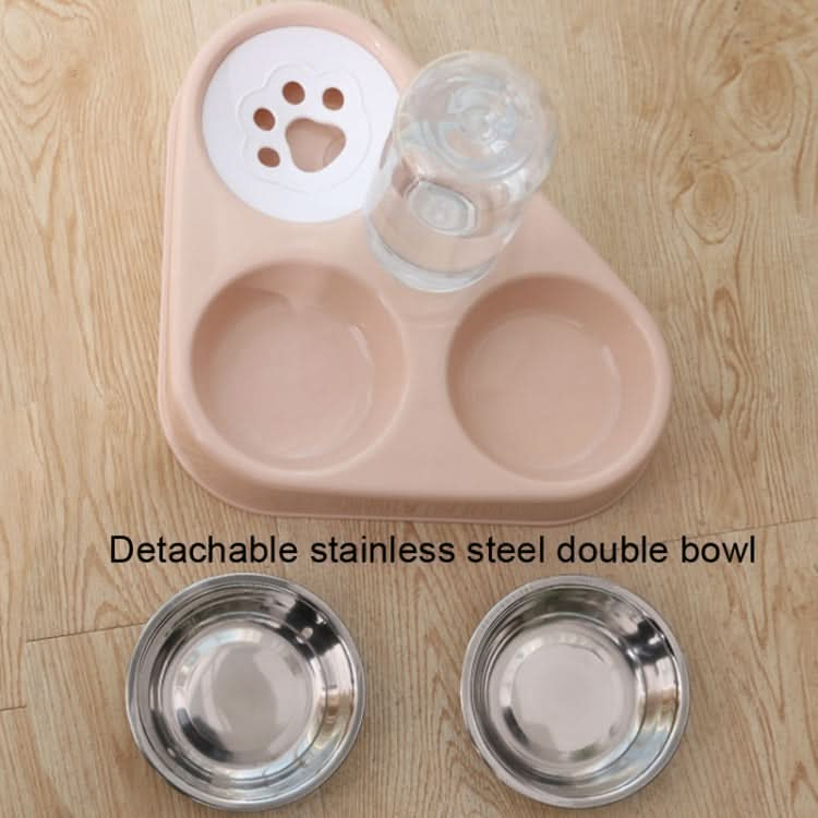 Dog Cat Triangle Automatic Drinking Water Bowl Pet Supplies, Size: - Reluova