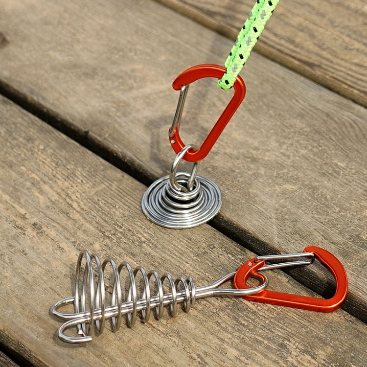 Outdoor Barracks Octopus Buckle Camping Deck Nail Stainless Steel Fixed Tent Rope Buckle