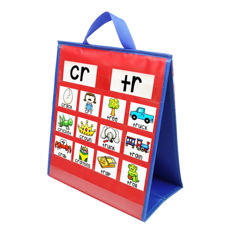 Children Educational Early Education Foldable Desktop Teaching Pocket Chart My Store