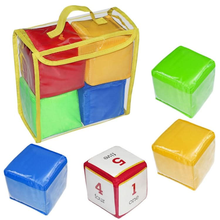 4 PCS / Set Portable Dice Toys Storage Bag Educational Early Education Toy Reluova