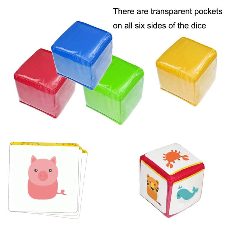 4 PCS / Set Portable Dice Toys Storage Bag Educational Early Education Toy Reluova