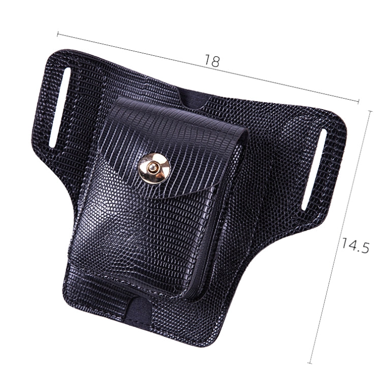 Y-17 3 In 1 Lighter Phone Cigarette Box Storage Waist Bags