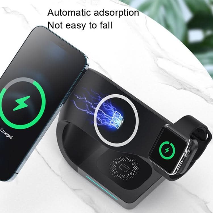 LFX-178 4 In 1 Wireless Charger For Smartphone&iWatch&AirPods