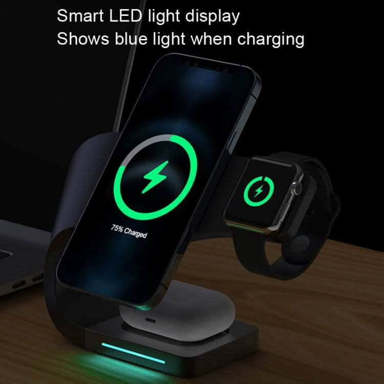 LFX-178 4 In 1 Wireless Charger For Smartphone&iWatch&AirPods