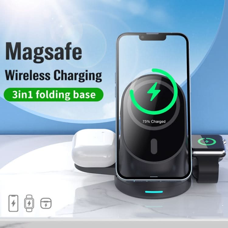 LFX-179 Magnetic Vertical 3 in 1 Wireless Charging Bracket