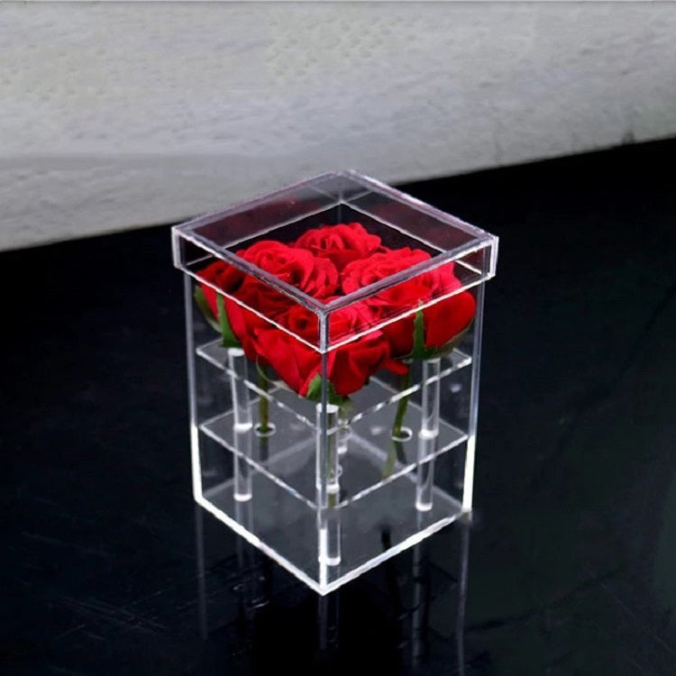 Square Transparent Acrylic Gift Box Flower Box My Store