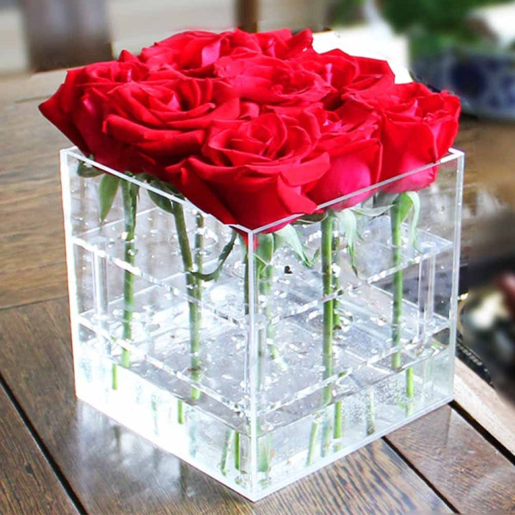 Square Transparent Acrylic Gift Box Flower Box My Store