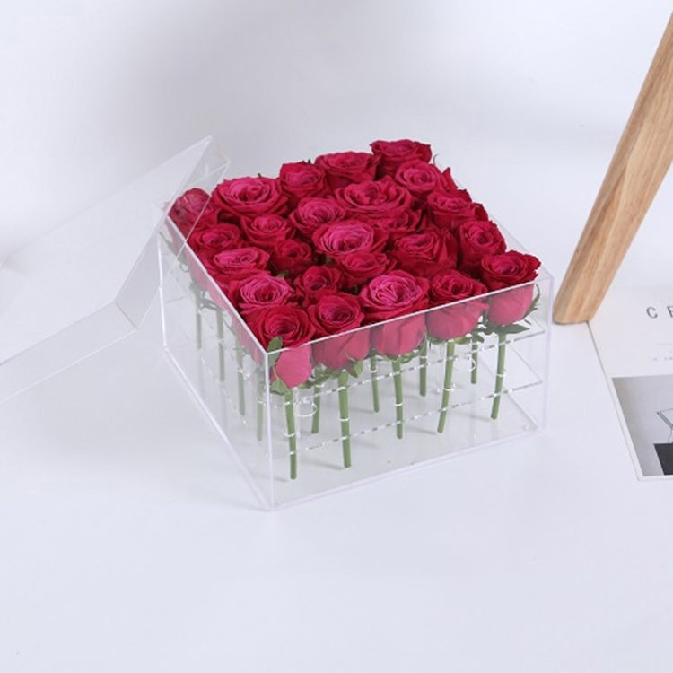 Square Transparent Acrylic Gift Box Flower Box My Store