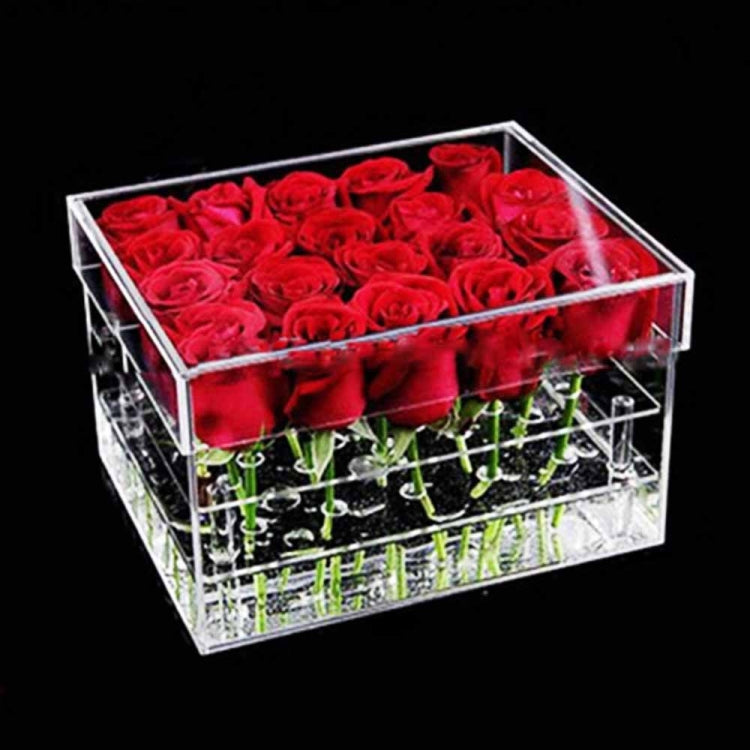 Square Transparent Acrylic Gift Box Flower Box My Store