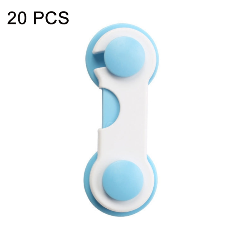 20 PCS Children Home Wardrobe Anti-opening Safety Lock-Reluova