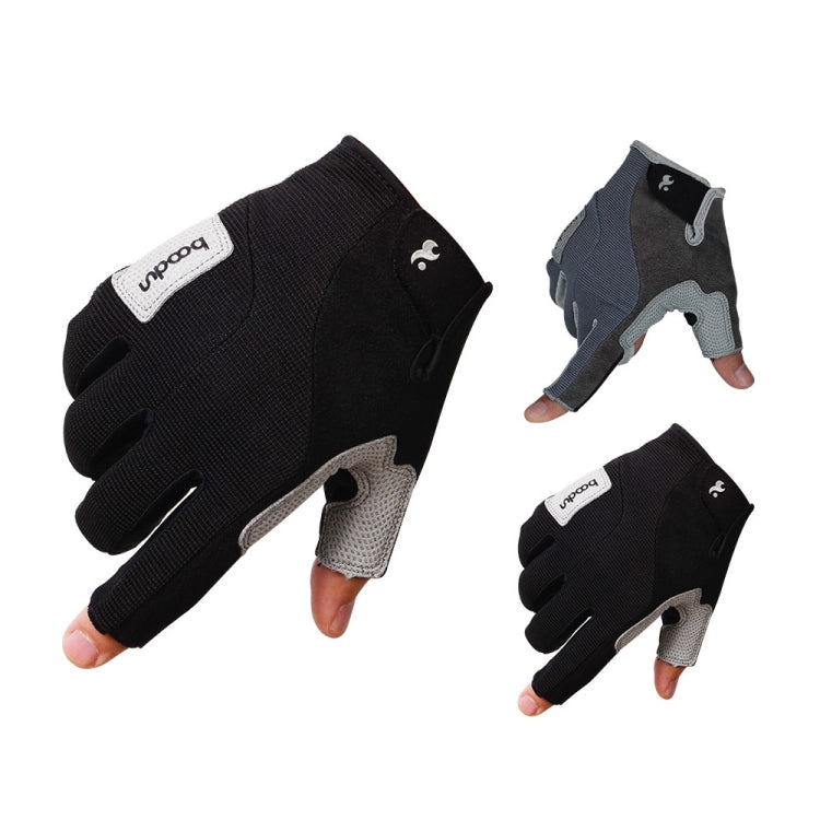 BOODUN B171069 Sailing Gloves Fitness Outdoor Half Finger Rock Climbing Gloves