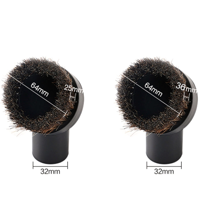 5PCS For Midea Vacuum Cleaner Accessories Horsehair Brush Head, Bristles Length:-Reluova