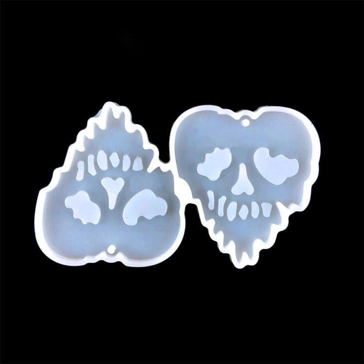 Halloween DIY Earrings Mould Pendant Decoration Silicone Mould, Style: