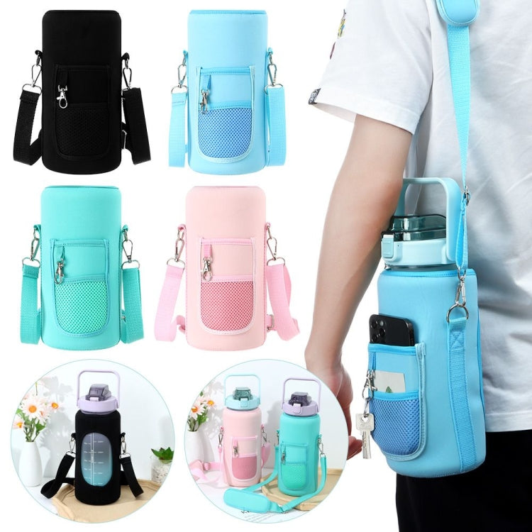 2L Diving Material Water Bottle Cover Case with Strap Reluova