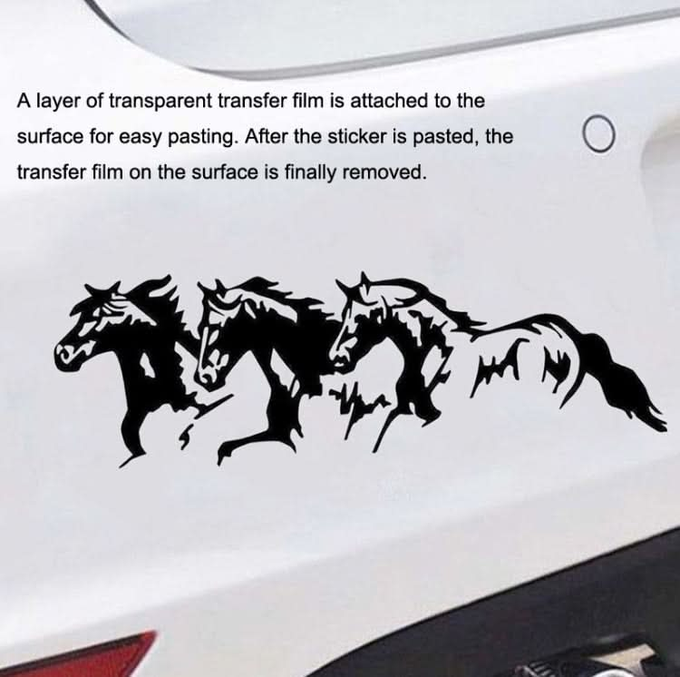 5PCS FGM-002 Carving Reflective Stickers Galloping Horse Car Body Sticker ÎҵÄÉ̵ê