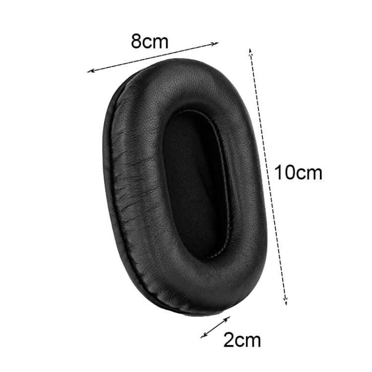 2 PCS Headset Sponge Earmuffs For SONY MDR-7506 / V6 / 900ST