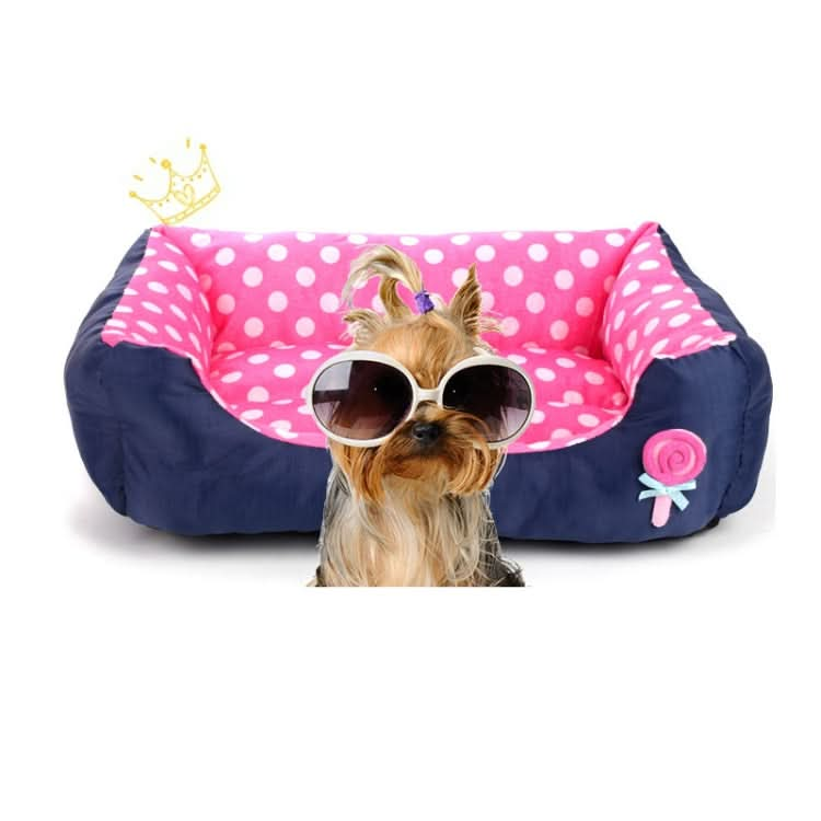 Cartoon Pet Kennel Square Cushion For Small And Medium Pet - Reluova