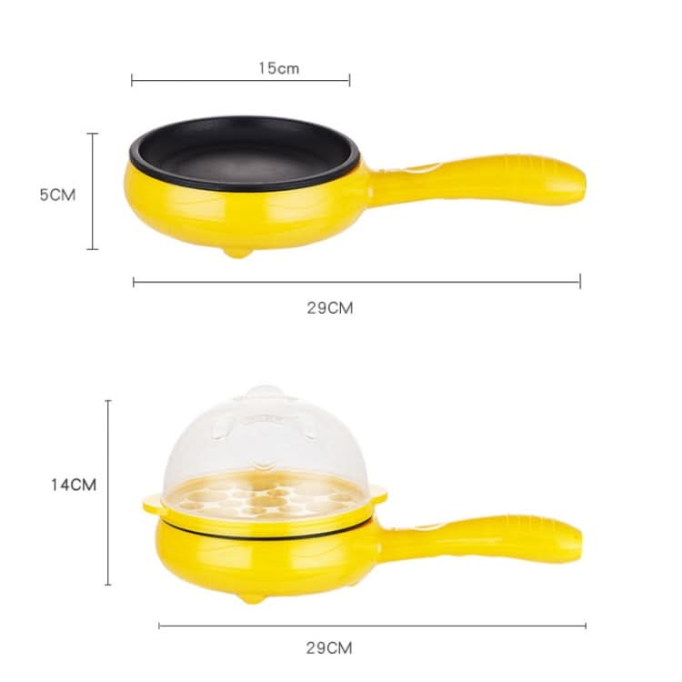 350W Electric Egg Omelette Cooker Frying Pan Steamer Cooker,EU Plug,Style:-Reluova