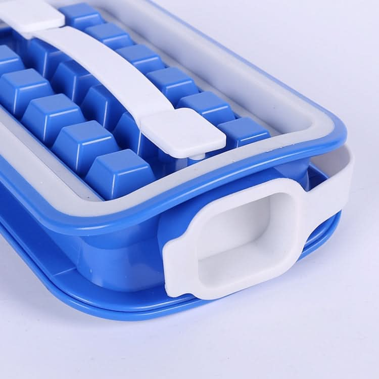 Folding Ice Tray Home Curling Storage Box Ice Cube Mold,Style: Reluova