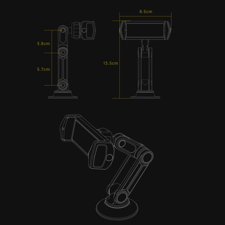 Aluminum Alloy Rotatable Lift Mobile Phone Holder Car Holder,Style: ÎҵÄÉ̵ê