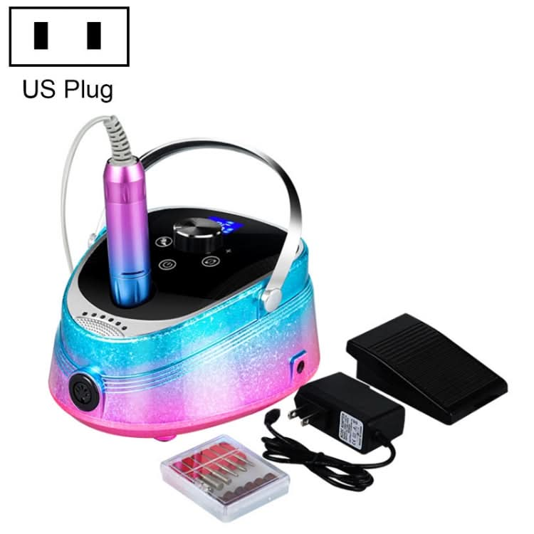 Ice Flower Gradient Rechargeable Low Noise Nail Polishing Machine Reluova