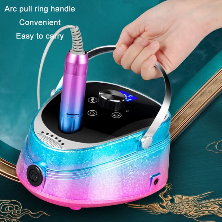 Ice Flower Gradient Rechargeable Low Noise Nail Polishing Machine Reluova