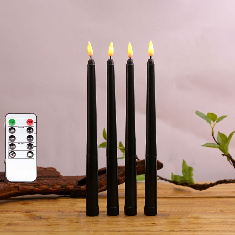 4 PCS B002 Long Pole Electronic Simulation Candle Light with Remote Control My Store