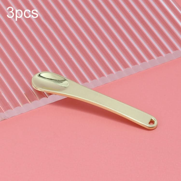 3 PCS Zinc Alloy Cosmetics Spoons Cream Split Spoon-Reluova