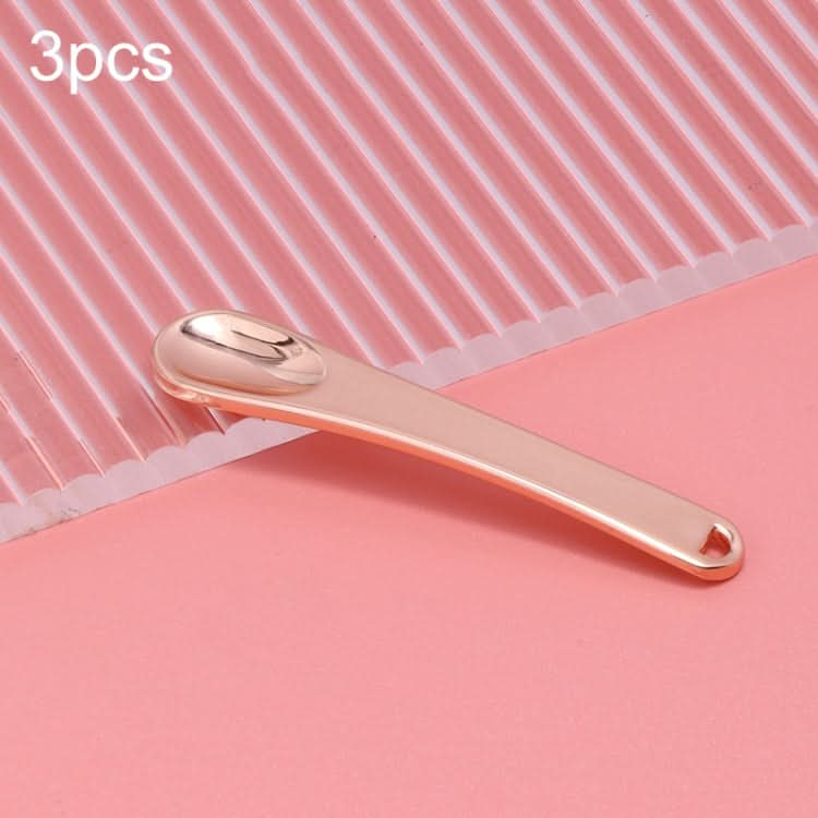 3 PCS Zinc Alloy Cosmetics Spoons Cream Split Spoon-Reluova