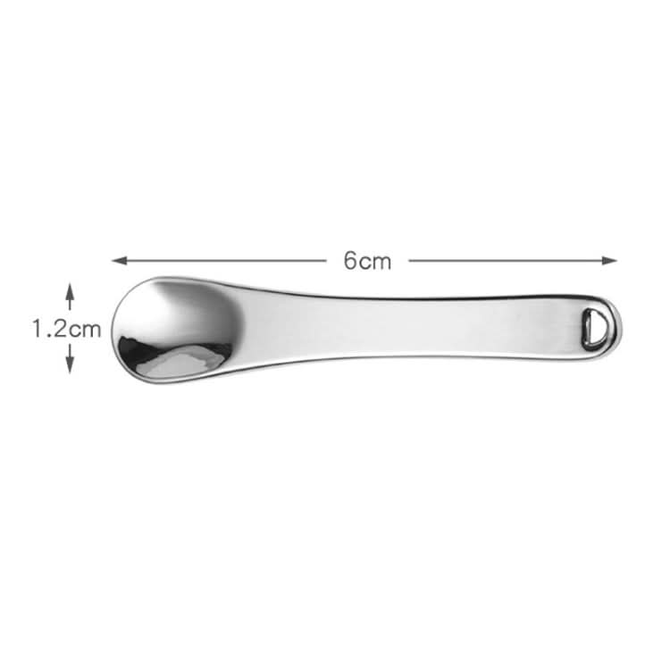 3 PCS Zinc Alloy Cosmetics Spoons Cream Split Spoon-Reluova