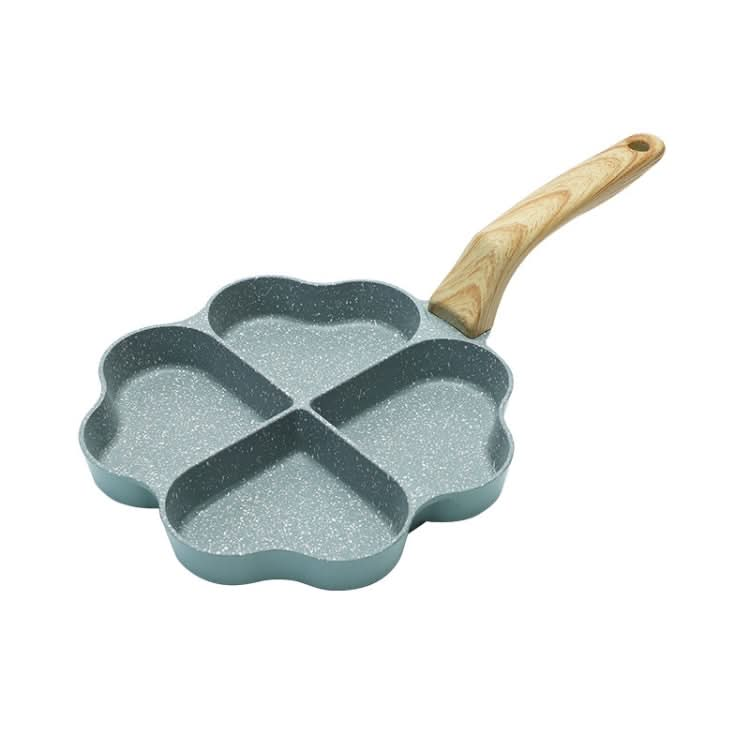 Maifan Stone Love Four-hole Fried Egg Pan Non-Stick Egg Dumpling Pan, Color: Reluova