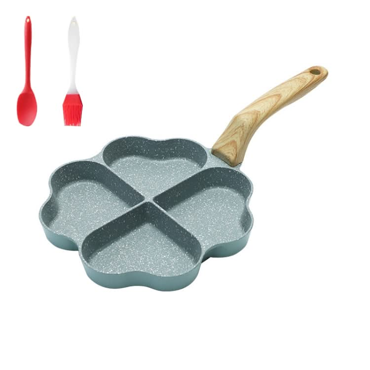 Maifan Stone Love Four-hole Fried Egg Pan Non-Stick Egg Dumpling Pan, Color: Reluova