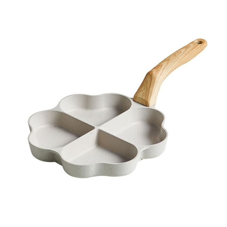 Maifan Stone Love Four-hole Fried Egg Pan Non-Stick Egg Dumpling Pan, Color: Reluova