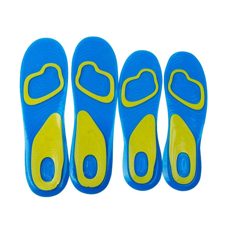 1 Pair Shock Absorption Silicone Gel Insole Arch Orthotic Pad,Size: