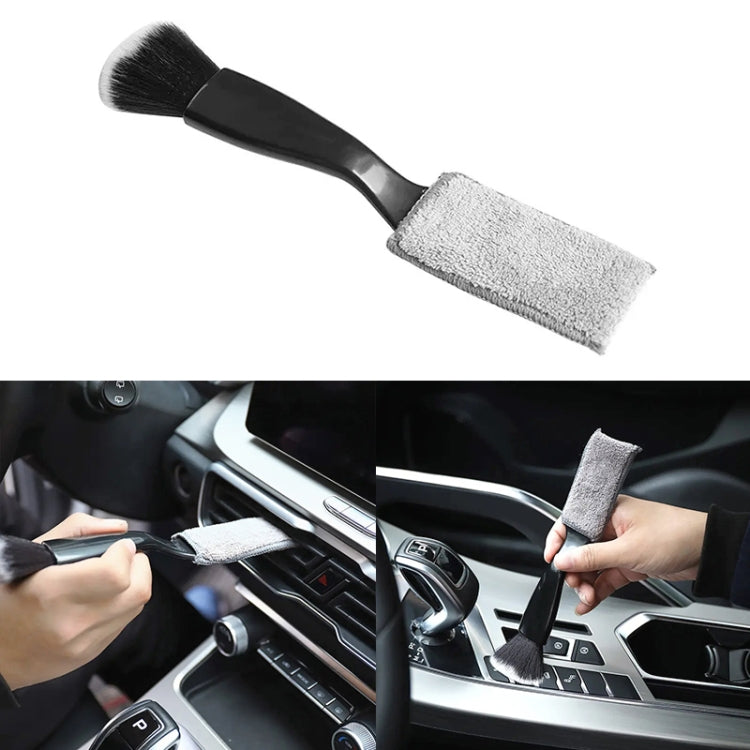 D-4527 Car Dust Cleaning Double-hended Soft Bristle Detail Brush ÎҵÄÉ̵ê