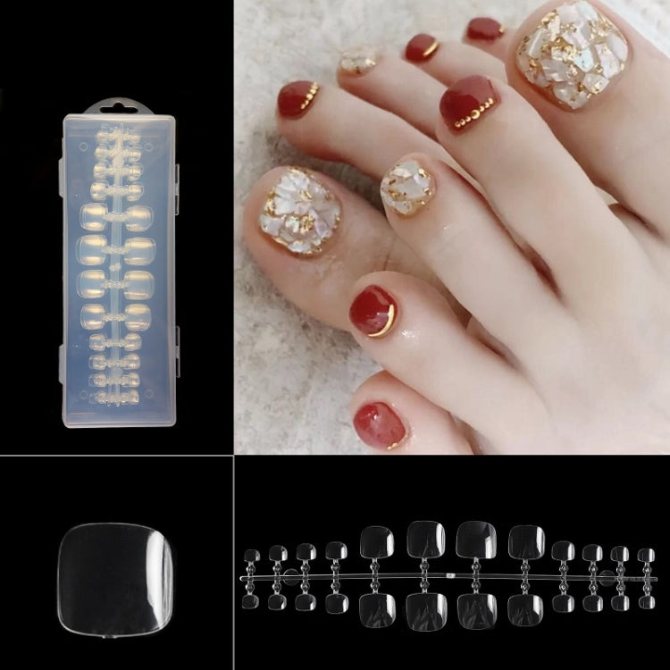 240 PCS Extended Manicure No-Engraving Frosted Thin Nail Piece