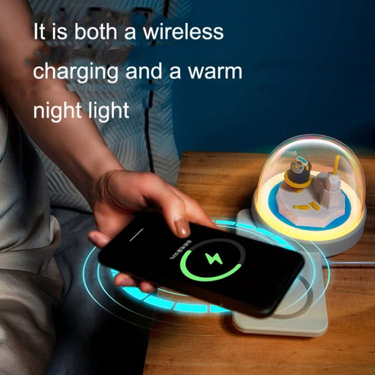 Decorative Table Lamp Wireless Fast Charging Smart Bluetooth Music Light, Style: