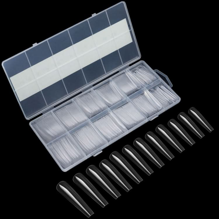 240 PCS/Box Thin Soft Transparent Nail Pieces Reluova