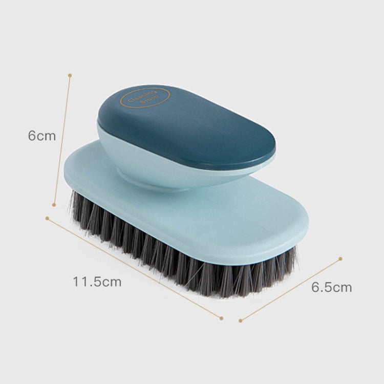 2 PCS SM005 Home Plastic Handle Clothes Cleaning Soft Hair Brush