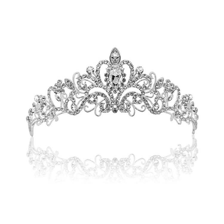 G2888 Crystal Diamond Wedding Party Braided Hair Crown Show Headband Reluova