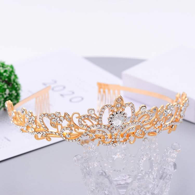 G2888 Crystal Diamond Wedding Party Braided Hair Crown Show Headband Reluova