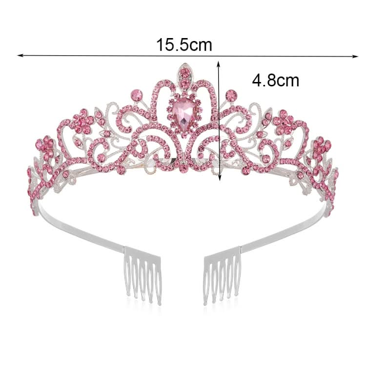 G2888 Crystal Diamond Wedding Party Braided Hair Crown Show Headband Reluova