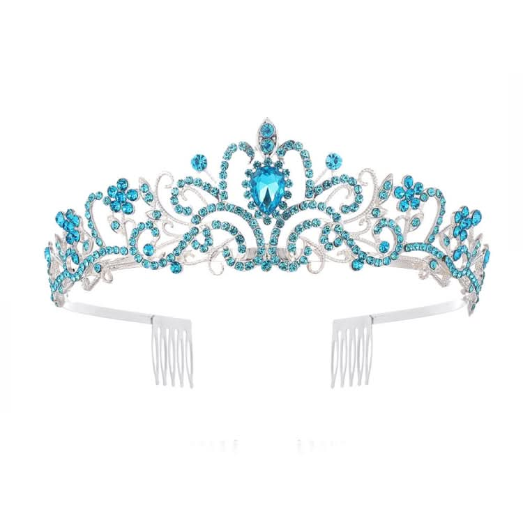 G2888 Crystal Diamond Wedding Party Braided Hair Crown Show Headband Reluova