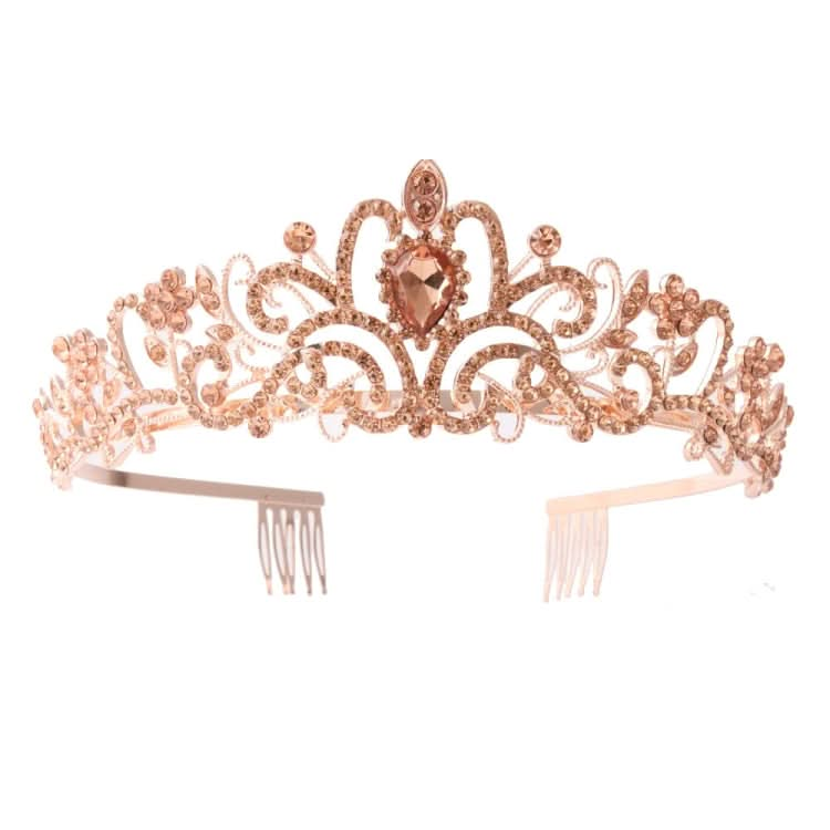 G2888 Crystal Diamond Wedding Party Braided Hair Crown Show Headband Reluova