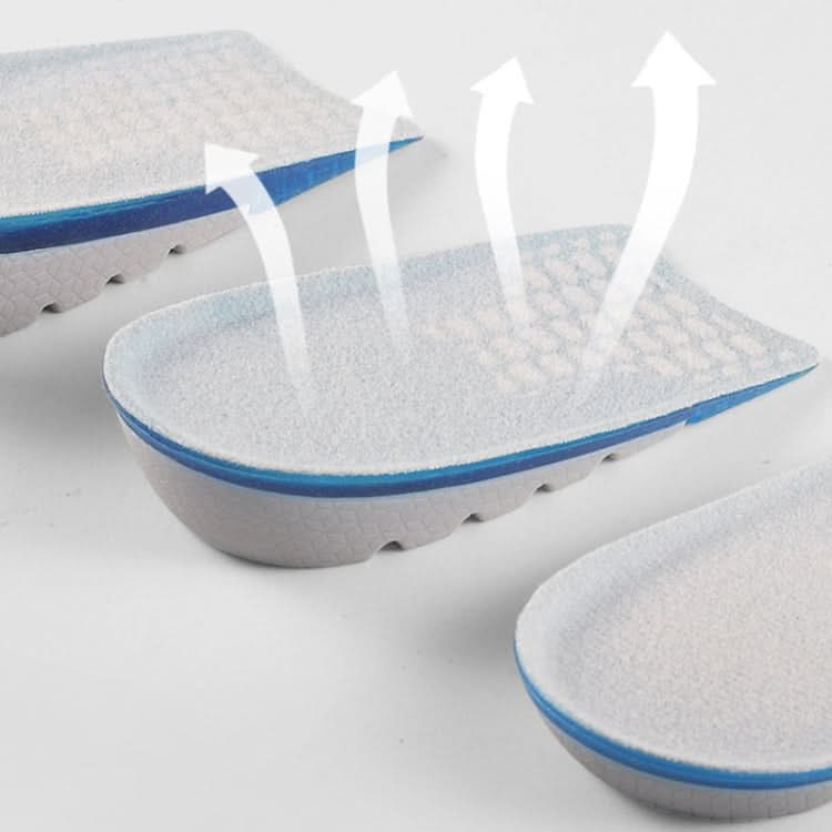 Silicone Honeycomb Shock Absorption TPE Heel Protection Pad Heightening Insole Reluova