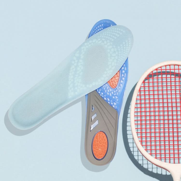 TPE GEL Sports Insole Shock-absorbing Sweat-absorbing Running Insole Reluova