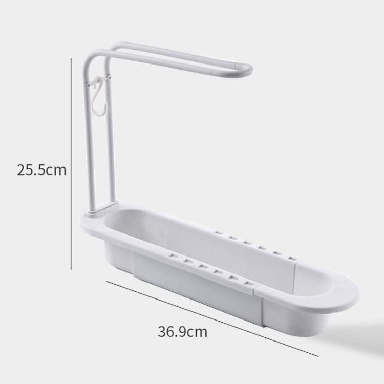 Disassembly With Towel Pole Telescopic Sink Rack Reluova